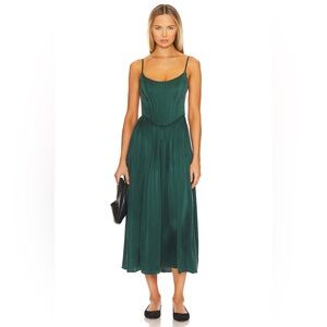 Zimmermann Corset Dress Green